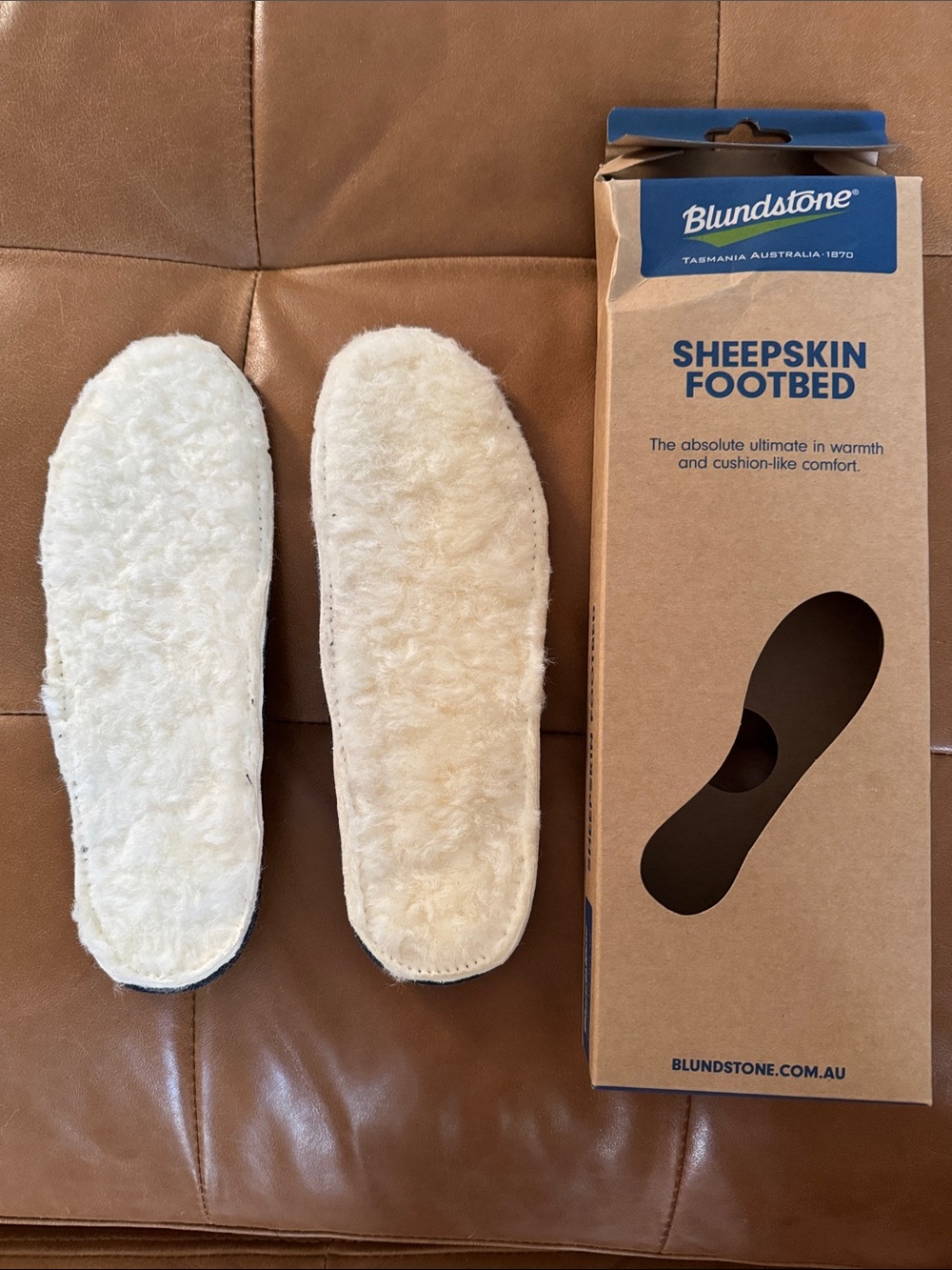 Blundstone Sheepskin Footbed Insoles US 8 AUS 5